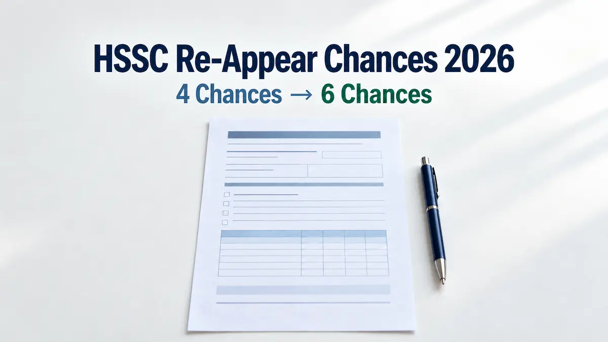 Punjab Boards HSSC Re-Appear Chances 2026 – 4 Increased to 6